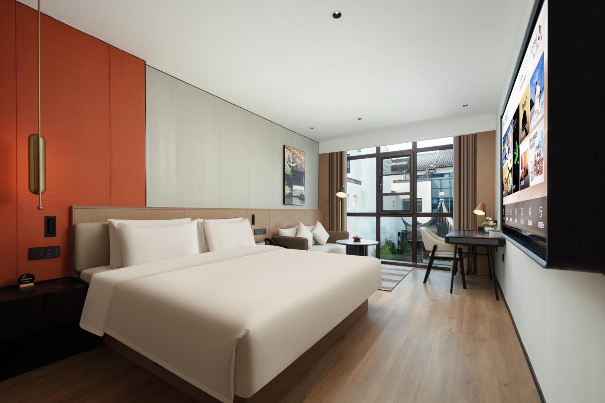 Atour Hotel Suzhou Beisi Pagoda Taohuawu Street Bagian luar foto